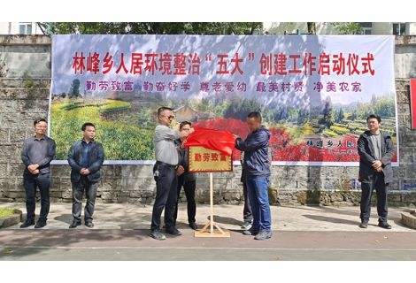 以身边人带动身边人，以身边事影响身边事  林峰乡以“五大”创建力促人居环境整体提升