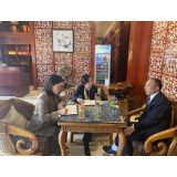张瀚冰走访民营企业 助力优化营商环境
