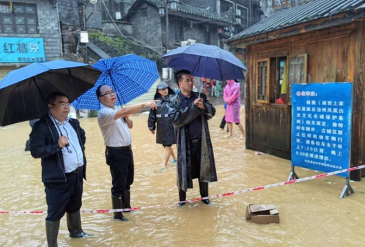 凤凰：党员先锋勇担当 防汛一线党旗红