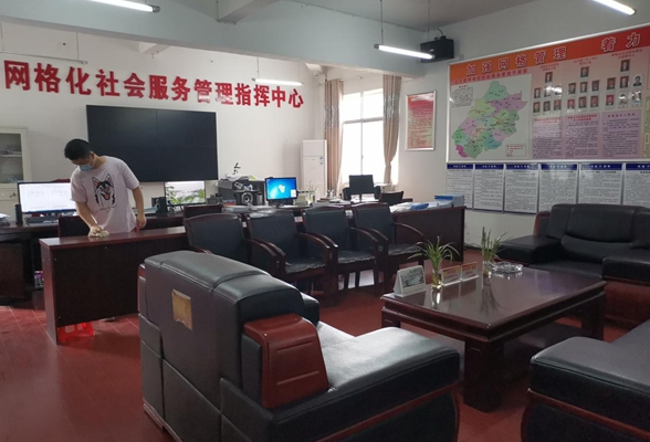 全域文明创建在行动丨凤凰县山江镇开展单位内部卫生大清洁活动