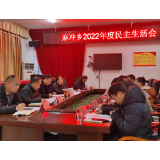 凤凰县麻冲乡：召开2022年度民主生活会