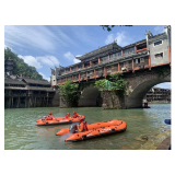 凤凰：端午节临近 消防部门开展水域应急救援演练