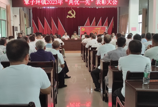 赓续红色血脉 凝聚振兴力量——凤凰县筸子坪镇召开2023年“两优一先”表彰大会