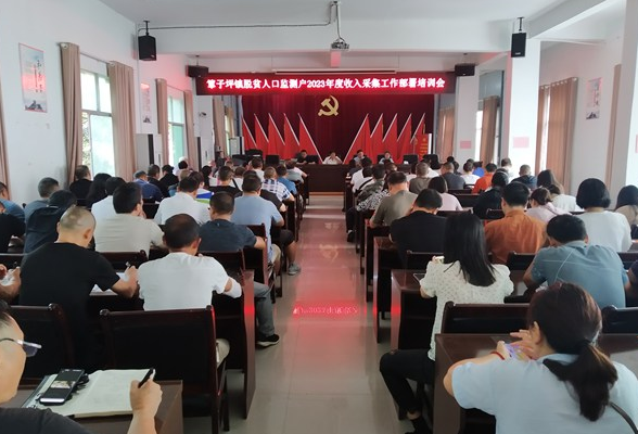 凤凰县筸子坪镇：开展脱贫人口监测户2023年度收入采集工作部署培训会