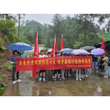 凤凰县官庄学区开展“阳光心灵 快乐成长”户外徒步心理健康实践活动