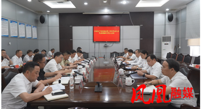 聚焦党代会|中国共产党凤凰县第十四次代表大会召开代表团临时召集人会议