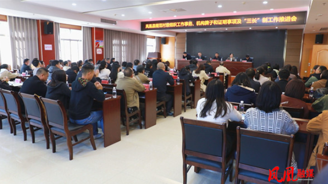 凤凰县召开规范村级组织工作事务、机制牌子和证明事项及“三长”制工作推进会