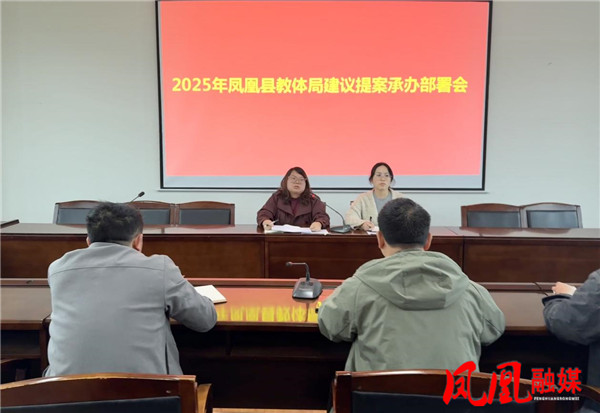 凤凰县教体局党组成员、副局长吴珊布置2025年建议和提案办理工作现场。.jpg