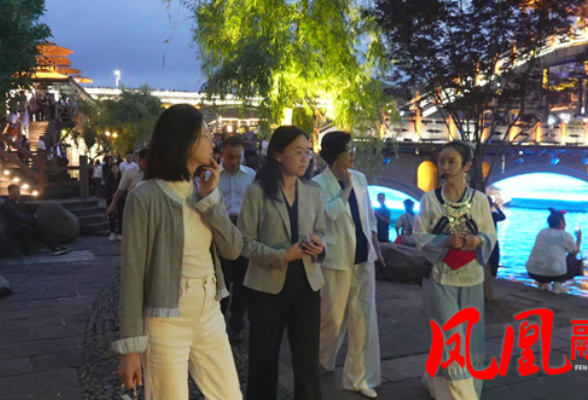 湘聚湘西凤凰 共拓开放新机—— 跨国公司代表团走进湘西州凤凰县考察赋能高质量发展