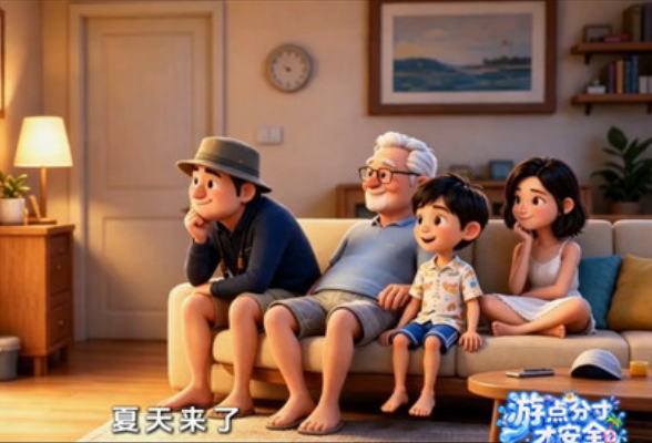《“游”点分寸才安全》防溺水AI动画短片