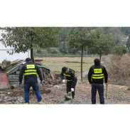 万“难”丛中一抹绿丨凤凰县水打田乡退役军人志愿服务队助力人居环境整治