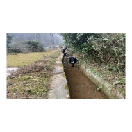 凤凰县新场镇清淤通渠   护水库溢洪平安