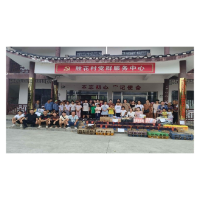 乡行者抖音直播团队献爱心    情暖胜花村
