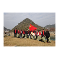 党建引领聚合力，碧水清滩党旗红——廖家桥镇开展“守护碧水”河滩清洁主题党日活动