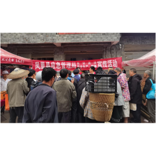 凤凰县应急管理局联合禾库镇人民政府开展赶集日信访及禁毒宣传活动