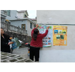 凤凰县廖家桥镇都里村开展清明节主题宣传活动