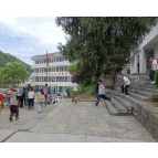 凤凰县林峰学区开展春季地质灾害逃生演练