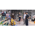 凤凰县卫健局联合县交通局开展沱江镇卫生院内快递超市隐患专项整治