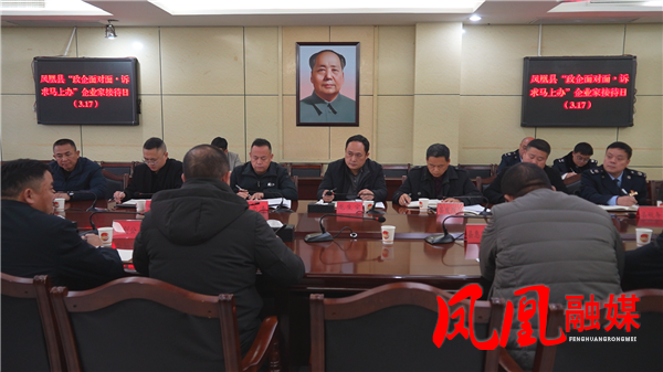 凤凰县开展“政企面对面 诉求马上办”企业家接待日活动