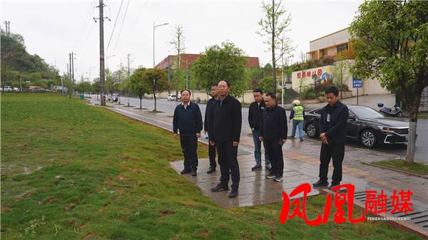 毛家调研城区路域及人居环境整治、口袋公园建设工作
