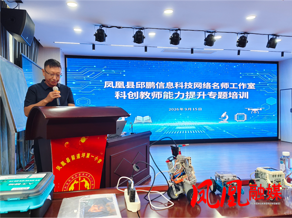 凤凰县邱鹏信息科技网络名师工作室开展科创教师赋能培训