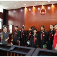 凤凰法院:公众开放日迎来6名“小法官”