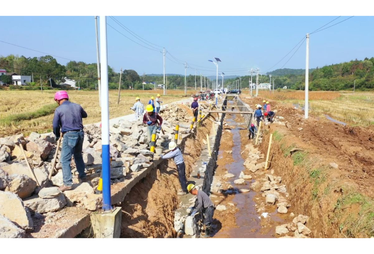 高标准绘就好“丰景” 湘潭县推进高标准农田建设