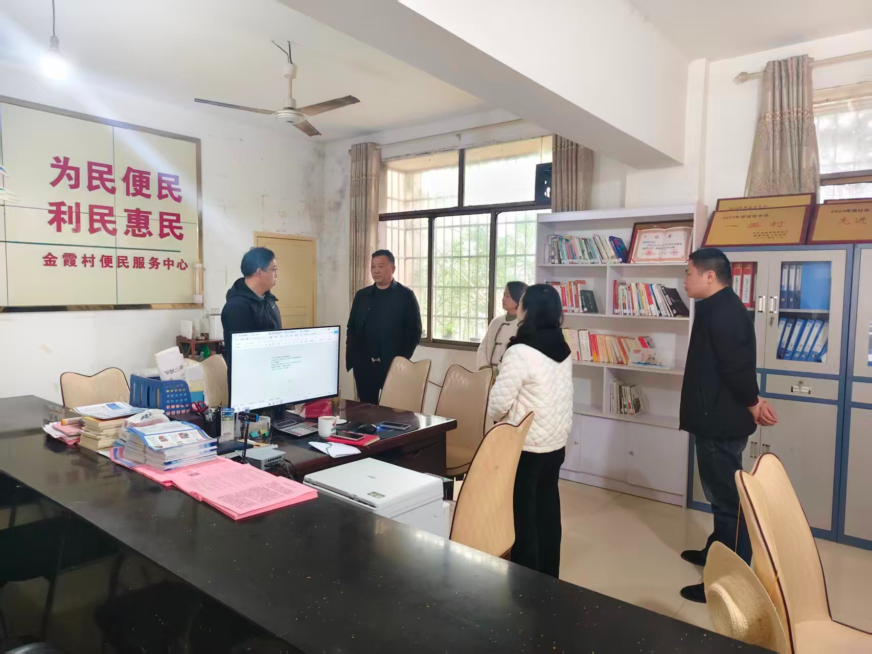 易俗河镇：新春走基层   实干启新程