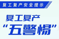 复工复产安全提示！