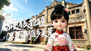 AI视频｜硬核抢镜 只为安利莲乡美景