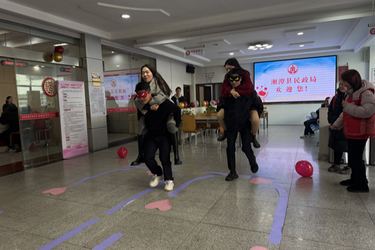 湘潭县开展2.14倡婚俗新风主题活动 为新人幸福护航