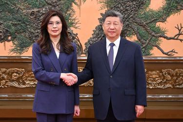 习近平总书记会见中国国民党主席郑丽文