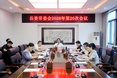 县委常委会会议召开