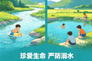 AI海报｜碧水无情 莫让年少成遗憾