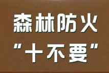 这些森林防火知识请牢记！