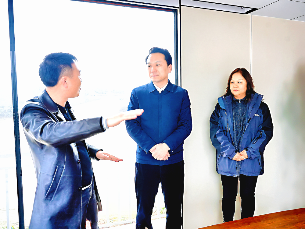 王利到企业走访 查看复工复产情况