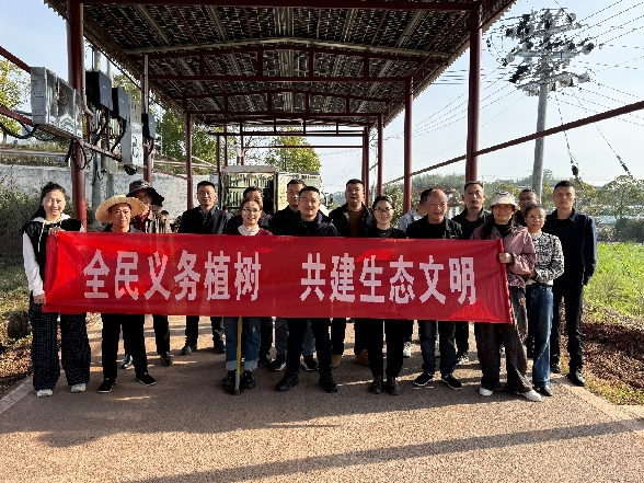 锦石乡：义务植树添新绿   共建美丽新家园