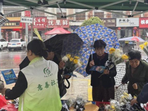 白石镇开展“清明文明祭扫”主题宣传活动