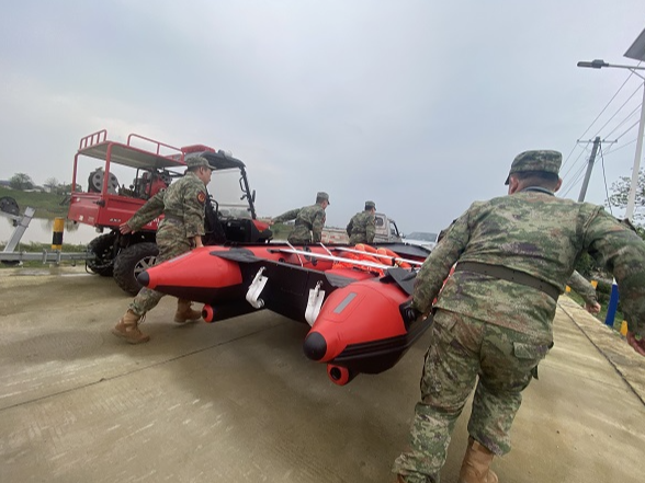 河口镇：以练筑防    备战汛期