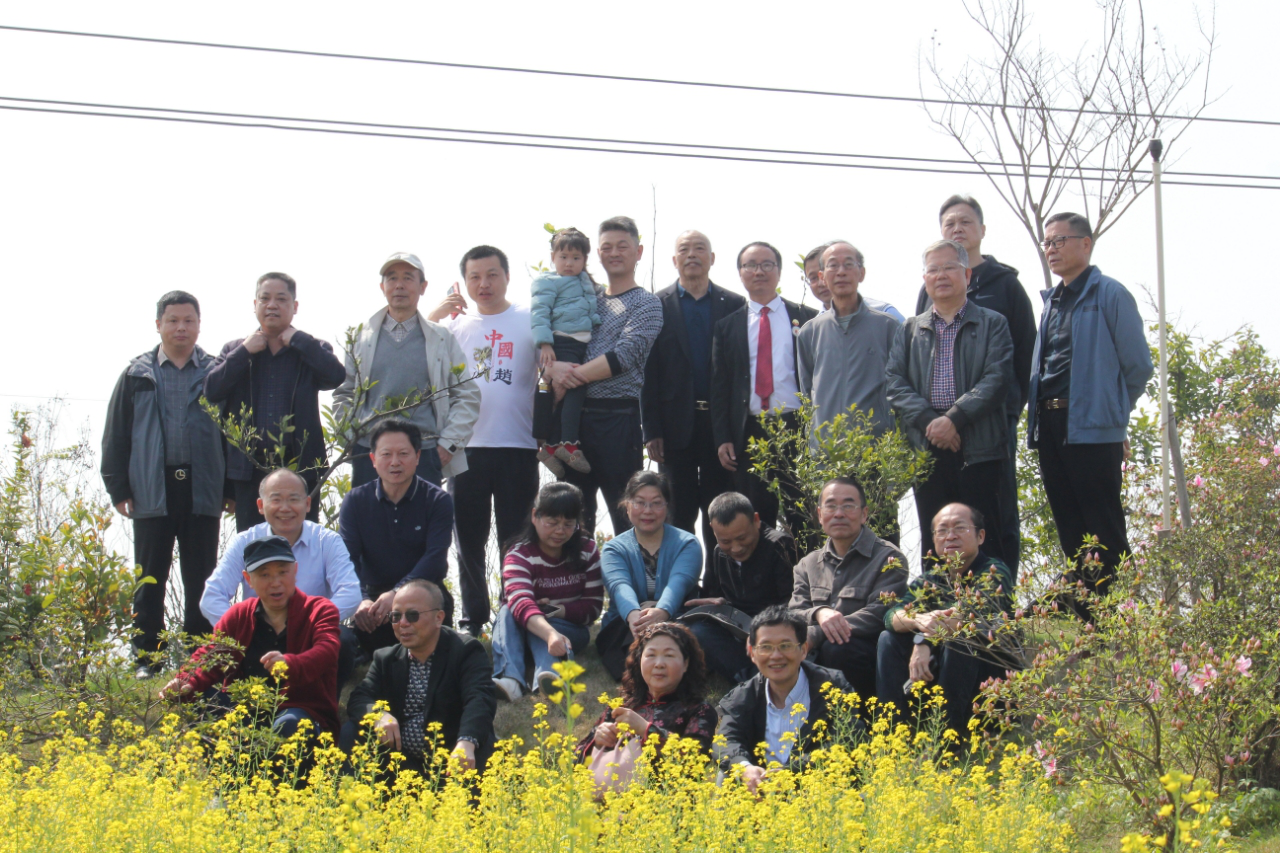 湘潭市楹联家协会雅聚河口镇，共绘乡村振兴新画卷