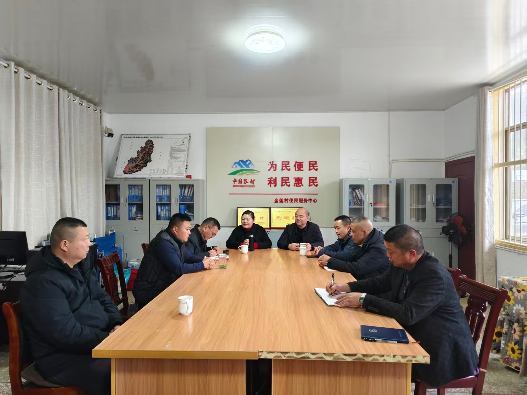 花石镇：新春走访鼓干劲 凝心聚力启新程