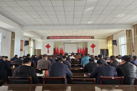 筑牢安全防线 湘潭县2024年建筑施工安全生产专业委员会第一季度例会召开