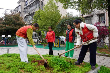 湘潭县富豪阁社区：同心护绿添新景 植树增绿正当时