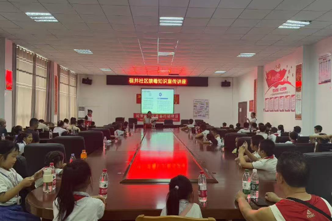 易俗河镇砚井社区：开展小学生禁毒知识宣传活动 筑牢青春防毒防线