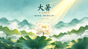AI说节气 | 大暑：暑盛时，候清风