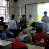 冷水滩区肖家园社区卫生服务中心：开展学校流感疫苗接种服务