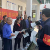 冷水滩京华寄宿部（岚角山中学）：进村入户开展防溺水宣传活动