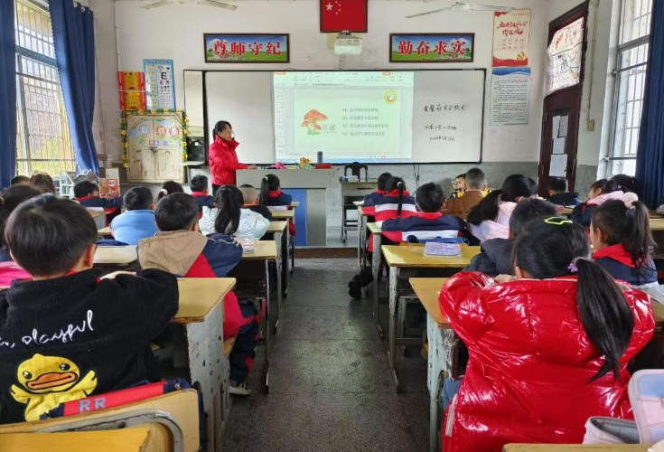凤凰小学：开展“预防野生蘑菇中毒”主题班会