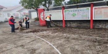 岚角山街道：整治村容村貌 迎接返乡人员