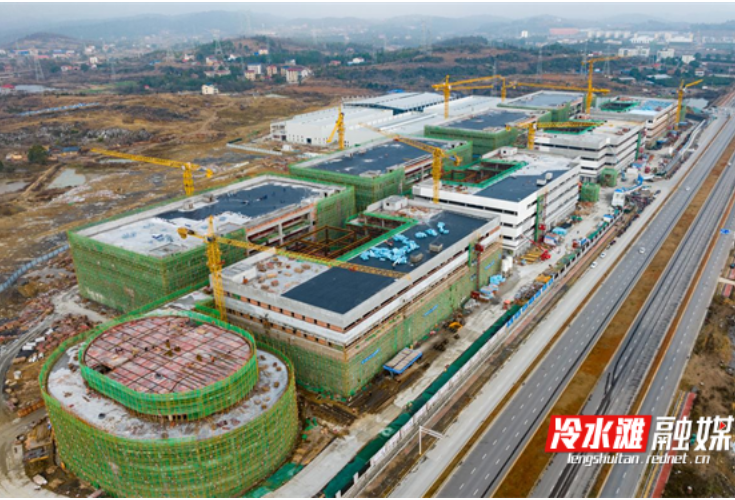 永州陆港智慧家居产业园一期标准厂房项目加速扫尾